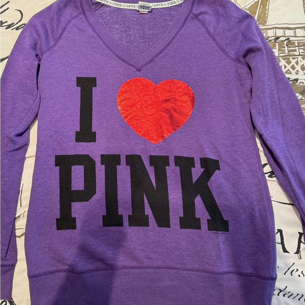PINK Purple Sweater